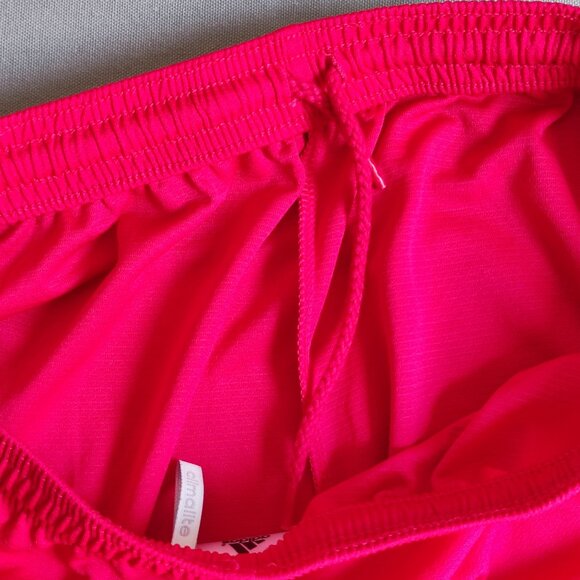 Adidas athletic shorts women's size M pink and white climalite - Picture 10 of 14